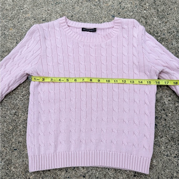 Brandy Melville Soft Pink Cable Knit Sweater | Small - Picture 5 of 7
